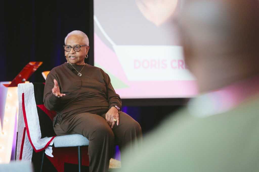 Ms. Doris Crenshaw, who at 12 years old was a Mrs. Rosa Parks' mentee and played a leadership role in many youth and Civil Rights organizations